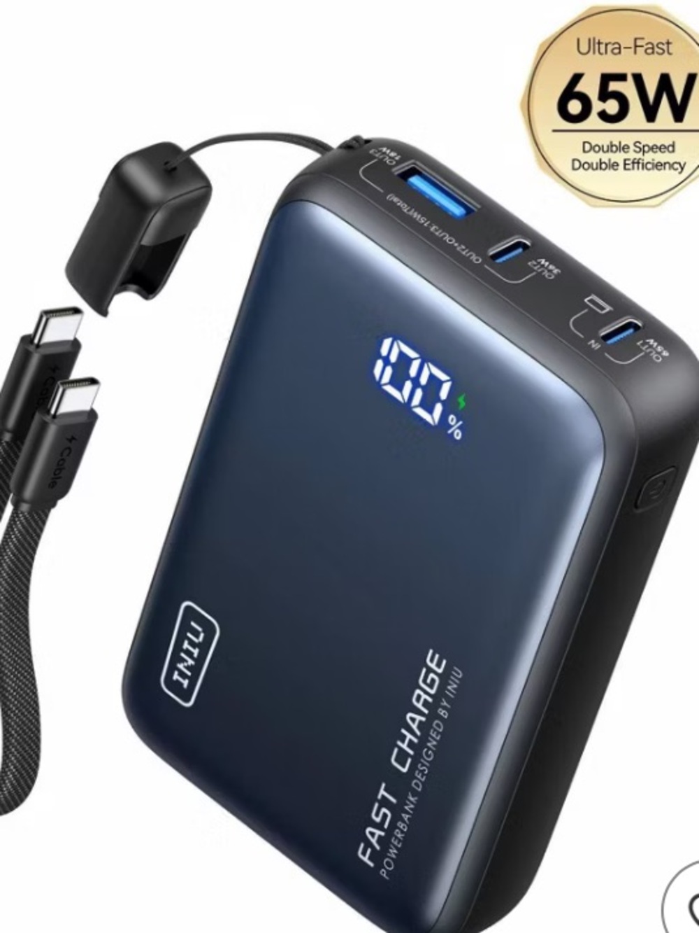 Anker Power Bank 20,000 Watt Power-Bank Fast Charge 65W Portable Power Bank -